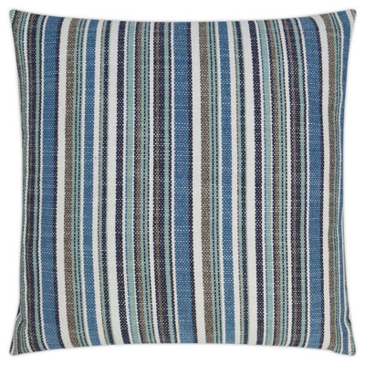 Fancy Stripe Square Indoor/Outdoor Pillow Cover & Insert