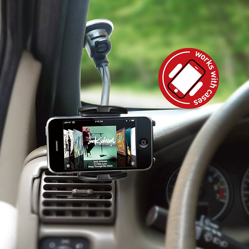 Système de fixation pour iphone et ipod universal pour pare-brise