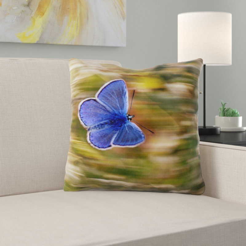 Coussin décoratif papillon