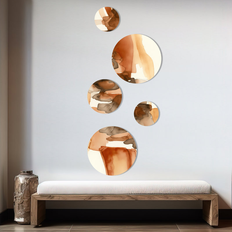 Abstract Wall Decor on Metal