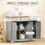 Armoire de rangement autoportante, armoire de rangement de cuisine, armoire de plancher