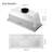 SNDOAS 28" Stainless Steel 600 CFM Convertible Insert Range Hood with Baffle Filter