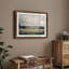 Art mural vintage rétro encadré pour chambre à coucher - 26 po x 36 po brun-1860617446