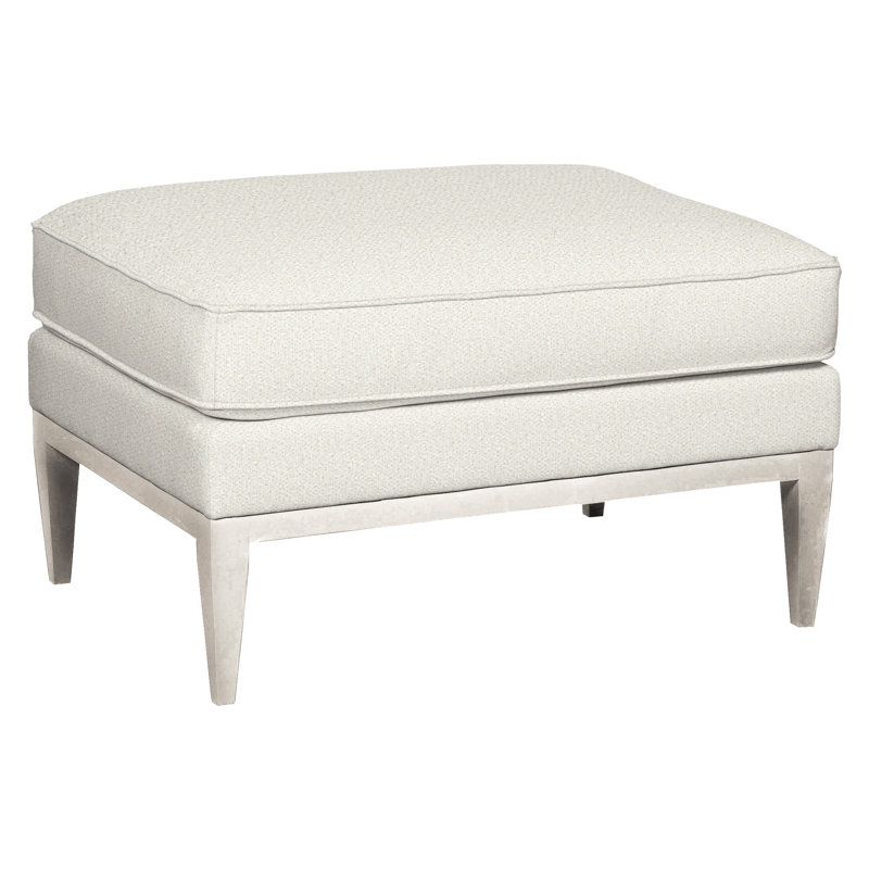 Camilla Upholstered Ottoman, Casa Blanca, Kenworth Pearl