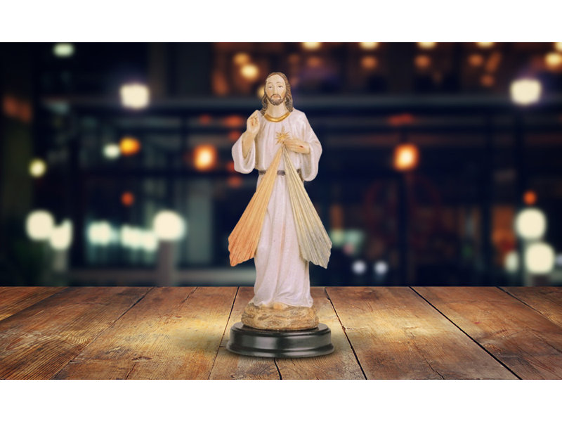Figurine sarcastique Jayhden 5 "H Jesus Divine Mercy
