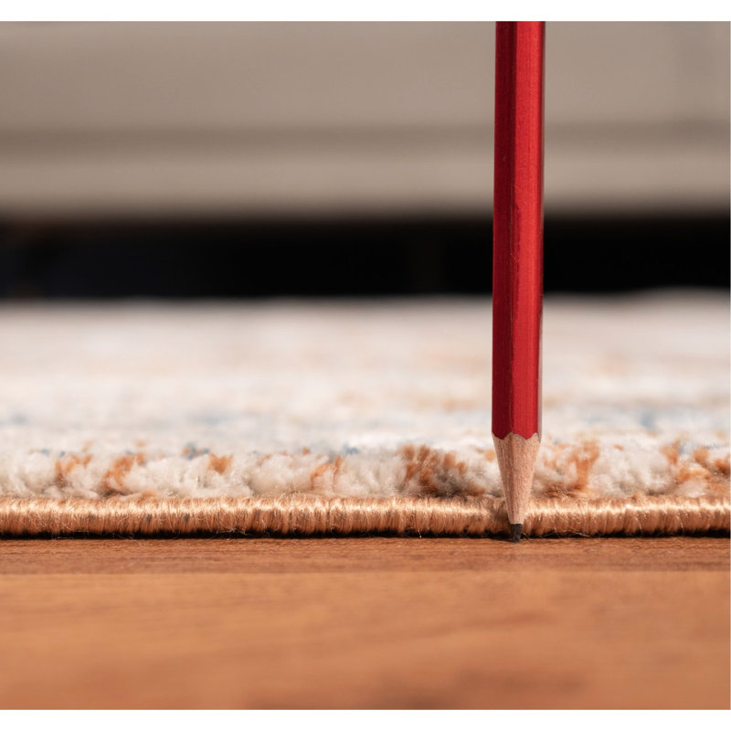 Area Rug - 2 Ft. 7 In. X 3 Noble Gcgen7004 Rust For Daily Use Runner Kitchens, Runner 2'7" x 7'3"