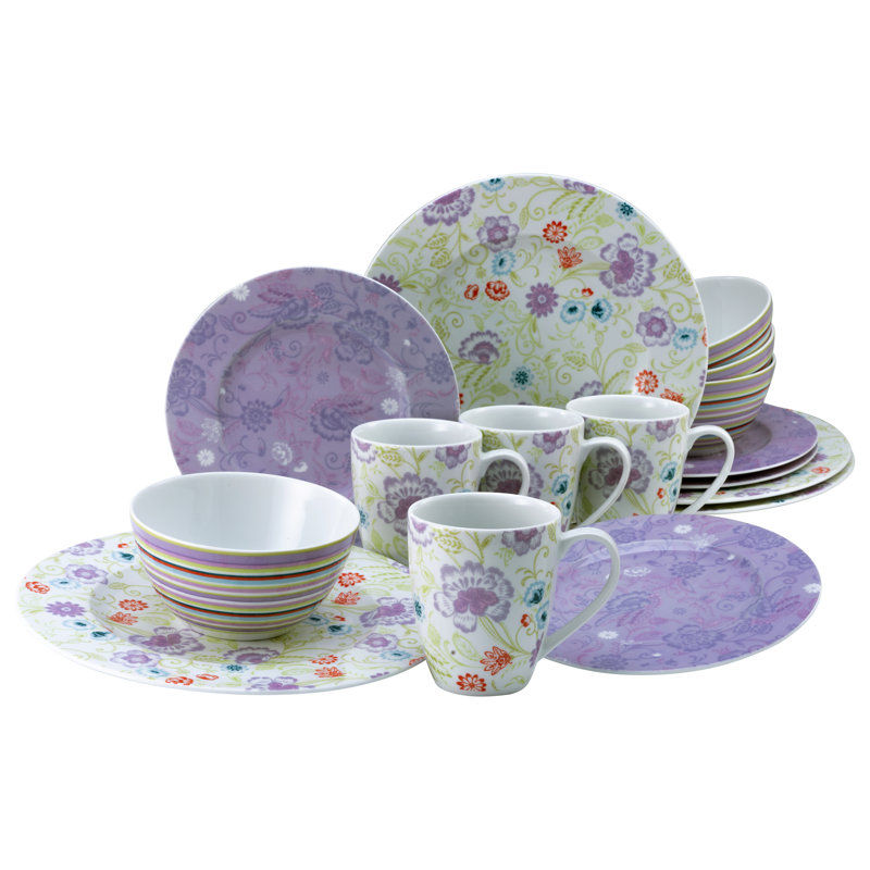 16 Piece Dinnerware Set, Service for 4