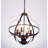 6 - Light Dimmable Geometric Chandelier