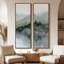"Misty Forest Mountain Landscape", ensemble de 2 toiles encadrées 20 x 60 pouces-223087564