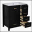 Meuble-lavabo 30 po avec lavabo en céramique-415341799