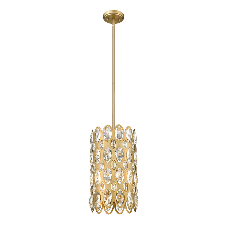 Luminaire suspendu cylindrique à 3 lumières Fredric