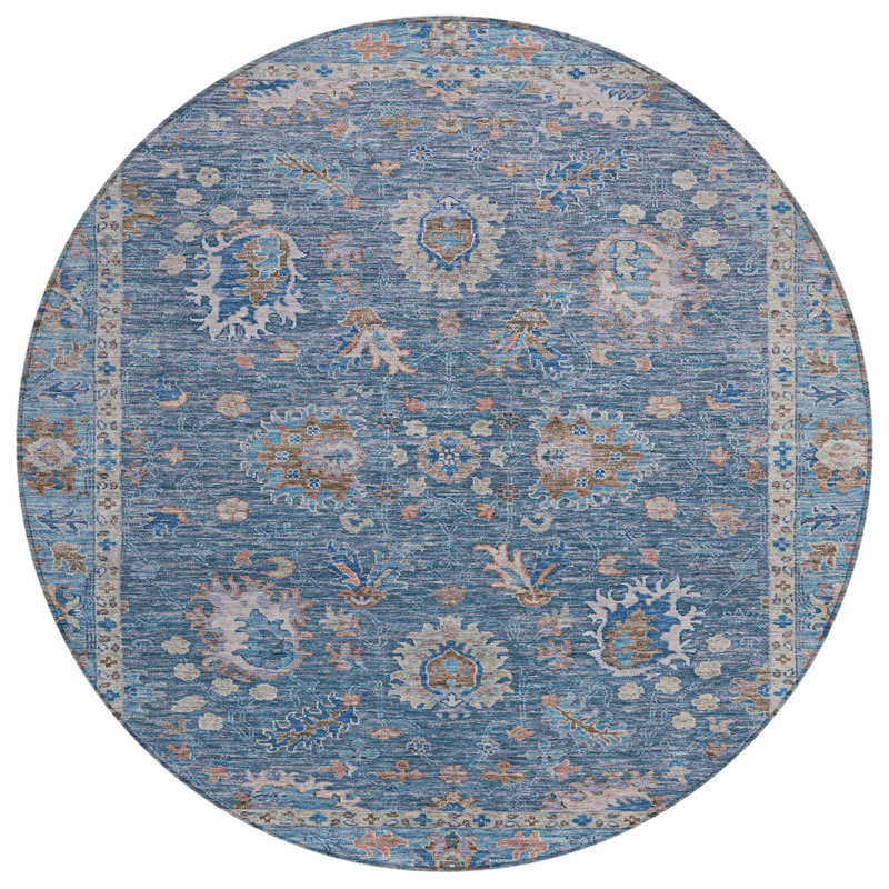 Tapis d'intérieur rond 8 po