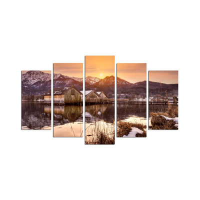 5 Piece Wrapped Canvas Graphic Art