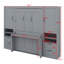 Lit escamotable Murphy avec placard, tiroirs et tablettes-1487561558-1487561559
