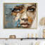 «Paint Collage African Woman I», reproduction d'art sur toile-686305117-686305116