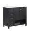 Meuble-lavabo unique 36 po avec lavabo en céramique-956508907