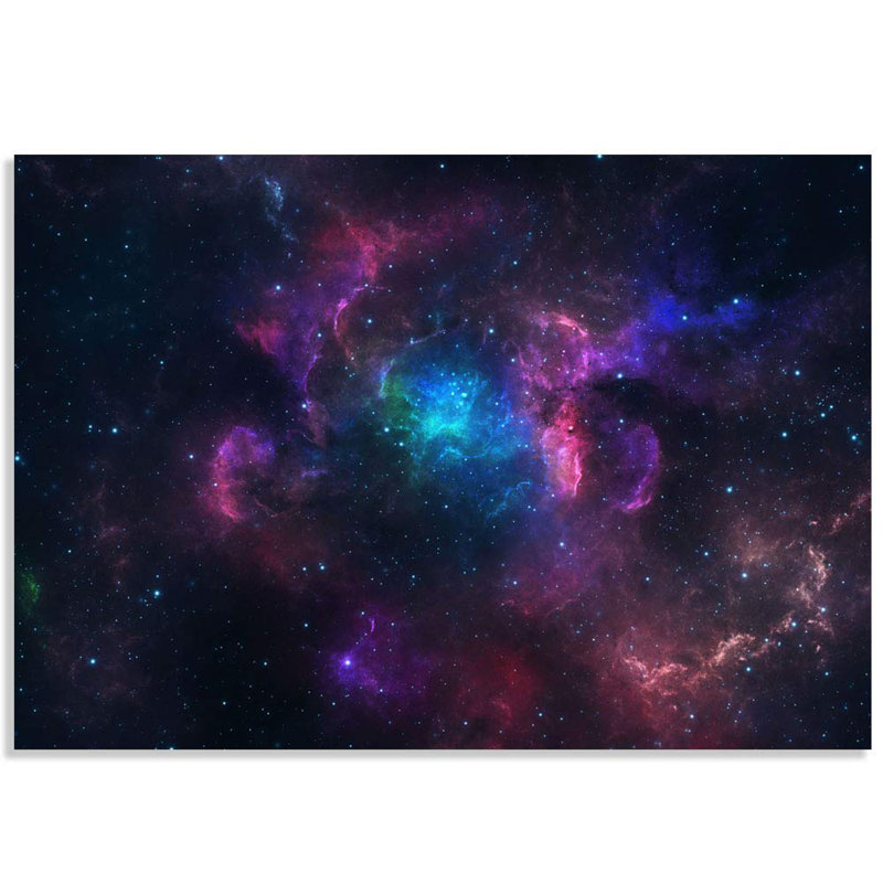 Planet In Outer Space Galaxy Paintable Wall Mural, 100" L x 144" W