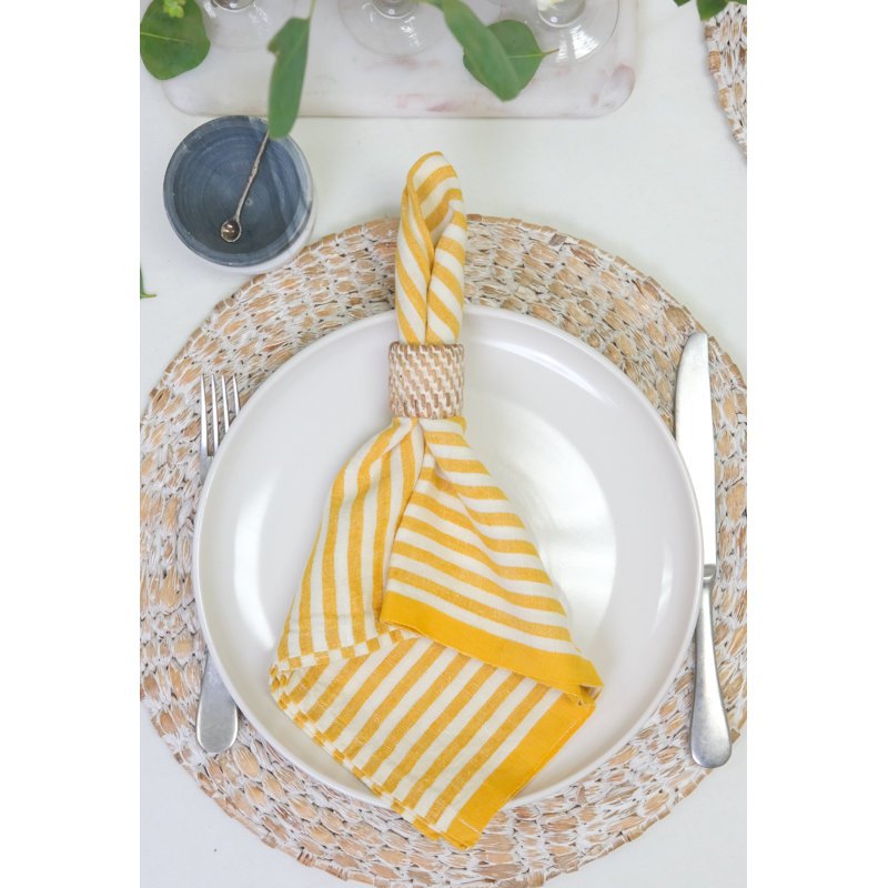 Adamsburg Linen Square Napkins, Clementine