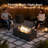 LayinSun 42" Rectangle Aluminum Propane Gas Smokeless Fire Pit Table with Hidden Fuel Tank-445885940