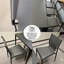 Chaise d'appoint à dossier solide gris (ensemble de 2)-1266246272