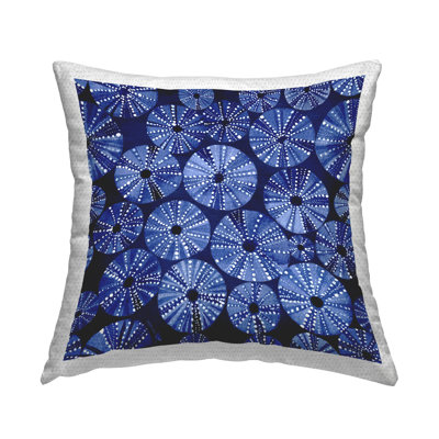 Abstract Indoor/Outdoor Throw Pillow