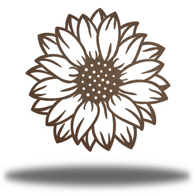 Nanke Weather Resistant Steel Plants & Flowers Wall Decor