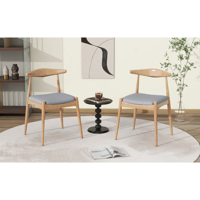 Chaises en tissu, ensemble de 2