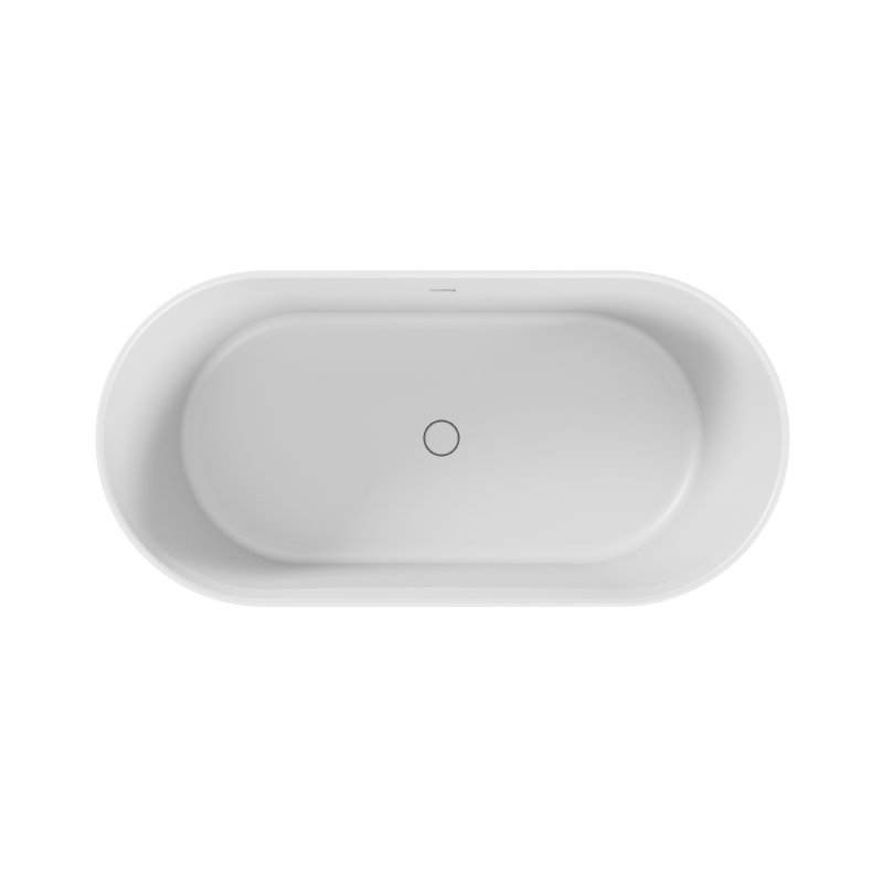 Acquabella Venet Soaker Tub, Gloss White