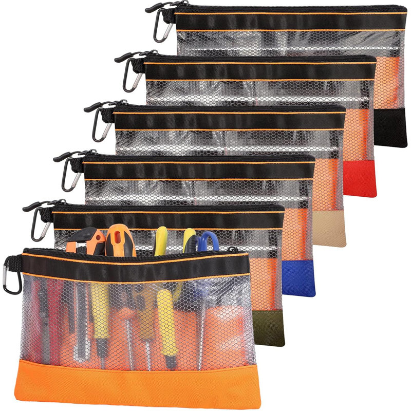 6 Pcs 11.8" Tool Pouch Tool pouch Bags Zipper