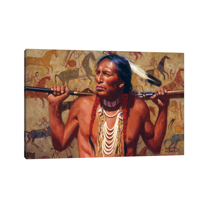 The Veteran By David Mann - Wrapped Canvas Painting by David Mann - Wrapped Canvas Painting, 20.32cm H x 30.48cm W x 1.91cm D