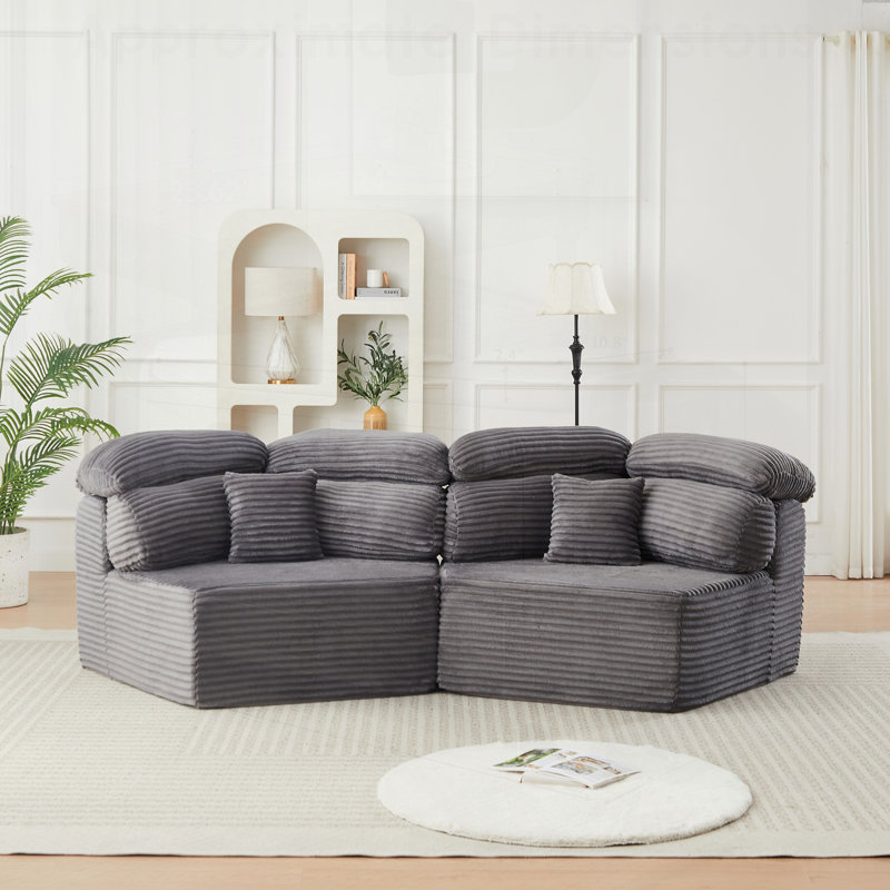 Méridienne moderne à une place Cocooning Sensation avec une enveloppe élégante, pour une utilisation polyvalente