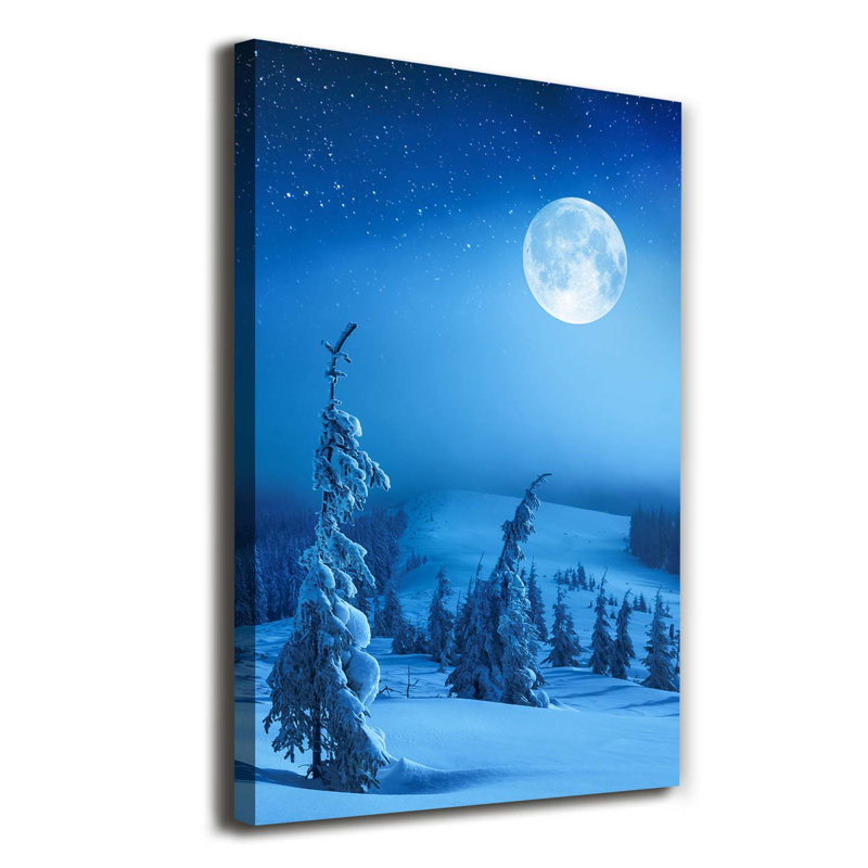 Full Moon - Wrapped Canvas Print