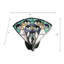 Applique murale paon l 14 po Tiffany