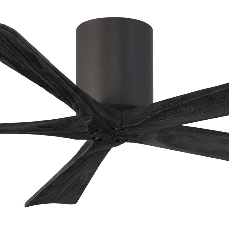 Ventilateur à pales encastré 5 pales Irene, Bronze texturé, Noir mat, Finition du boîtier du ventilateur