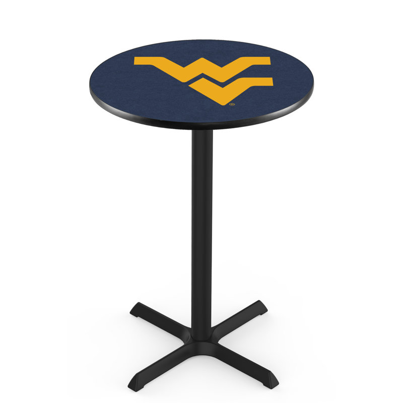 Round Metal Base Dining Table, West Virginia University