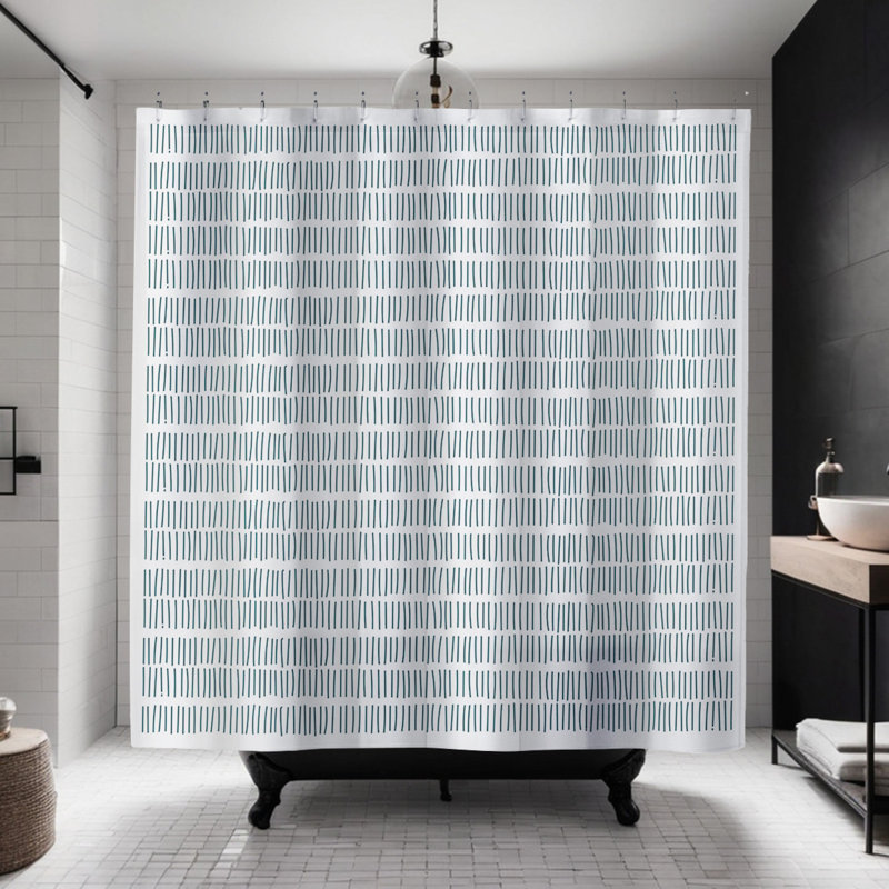 Rideau de douche Coco, Émeraude