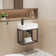 Turner 18" x 10'' White Ceramic Rectangular Wall Mount/Vessel Sink, Small Bathroom Sink
