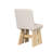 Modern 7-Piece Dining Table Set with 6 Upholstered Dining Chairs, Natural-925763421-925763418-925763422