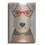Luxeed Art Art 'Airedale Terrier portant un Hipster G Airedale Terrier portant des lunettes Hipster par - Peinture sur-151443452
