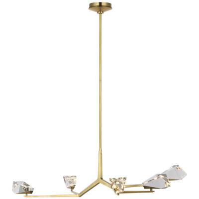 Waterford Carraig 53" 5 Light Chandelier with Clear Crystal