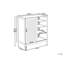 MIDWOOD 12 Pair Shoe Storage Cabinet