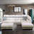 Rilan 103.5'' Faux Leather Sofa & Chaise-240499496-240499498