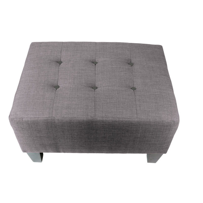 Repose-pieds Aubriella, Anthracite, Gris