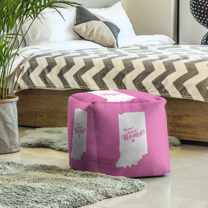 Repose-pieds à cubes indianapolis the home, Rose