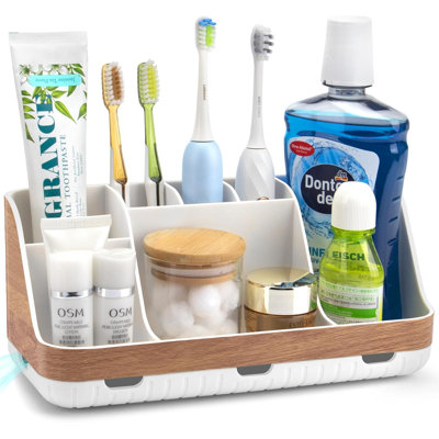 Organisateur de comptoir de salle de bain