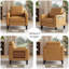 Fauteuil large en similicuir rembourré-92197388