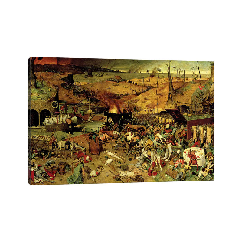The Triumph Of Death, C.1562 by Pieter Brueghel The Elder - Wrapped Canvas Painting, 66.04 cm H x 45.72 cm W x 1.91 cm D