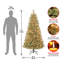 The Holiday Aisle® Arcadia Cashmere Pine Tree with Clear Lights-1868634748