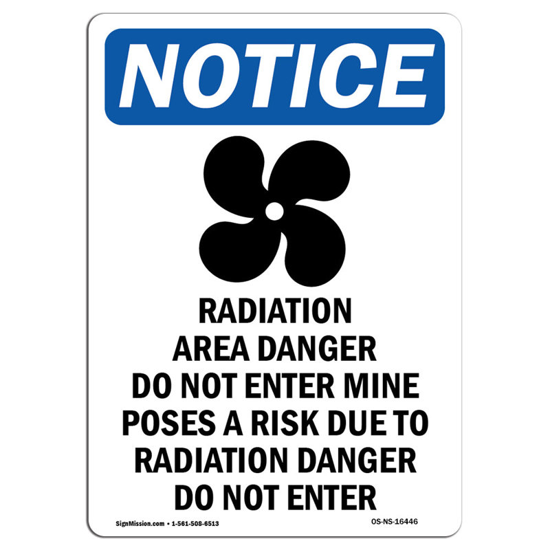 Radiation Area Sign