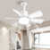 Socket Fan Light Ceiling Fans With Lights And Remote, Dimmable Led Ceiling Fan With Lights, 3 Colors 3000k-6500k